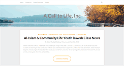 Desktop Screenshot of acalltolifeinc.org